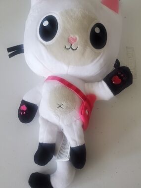 Gabby Doll House Talking Panda.  with Pink Accents and Black Paws